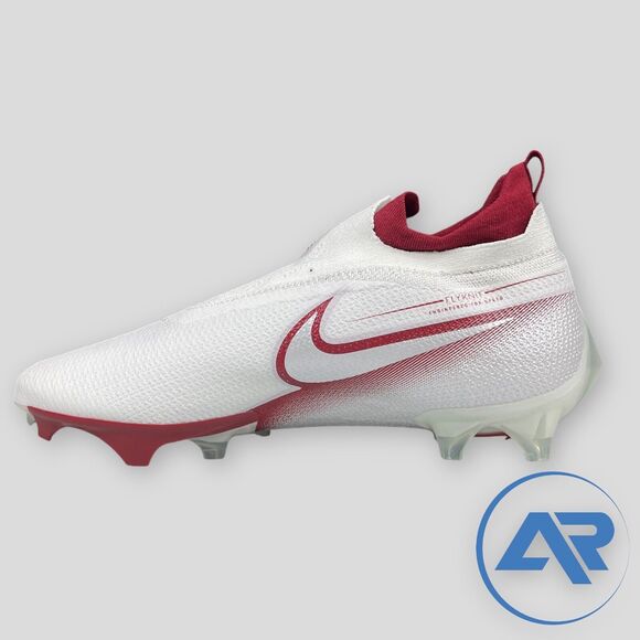 Nike Vapor Edge 360 Elite White Red Men's Size 13 Football Cleats CV6282-105 - Picture 4 of 7